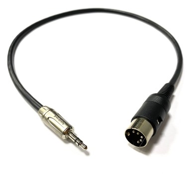 MIDI кабель Type A DIN 5 - minijack 3.5 mm TRS Pro Performance Amphenol 1м Кабели MIDI